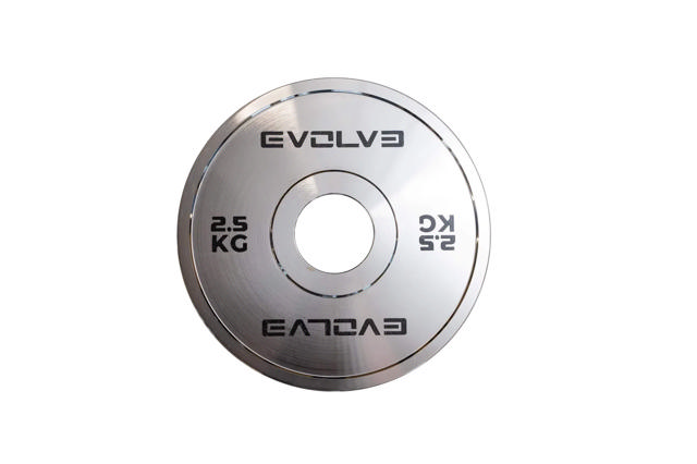 Teräslevypaino Evolve Powerlifting Steel Plate 2,5 kg