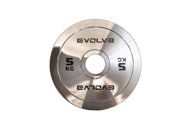 Teräslevypaino Evolve Powerlifting Steel Plate 5 kg