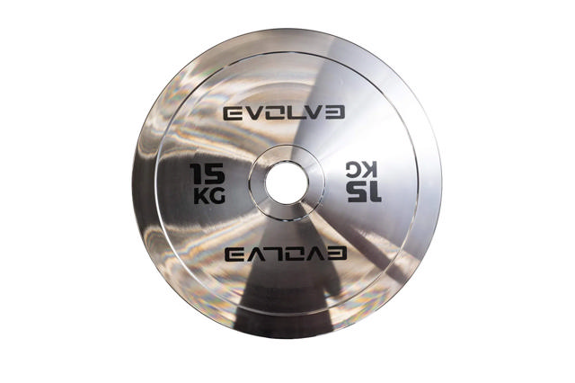 Teräslevypaino Evolve Powerlifting Steel Plate 15 kg