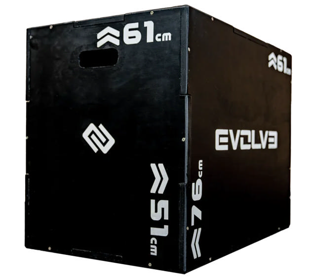 Ponnistusarkku 3-in-1 puinen Evolve
