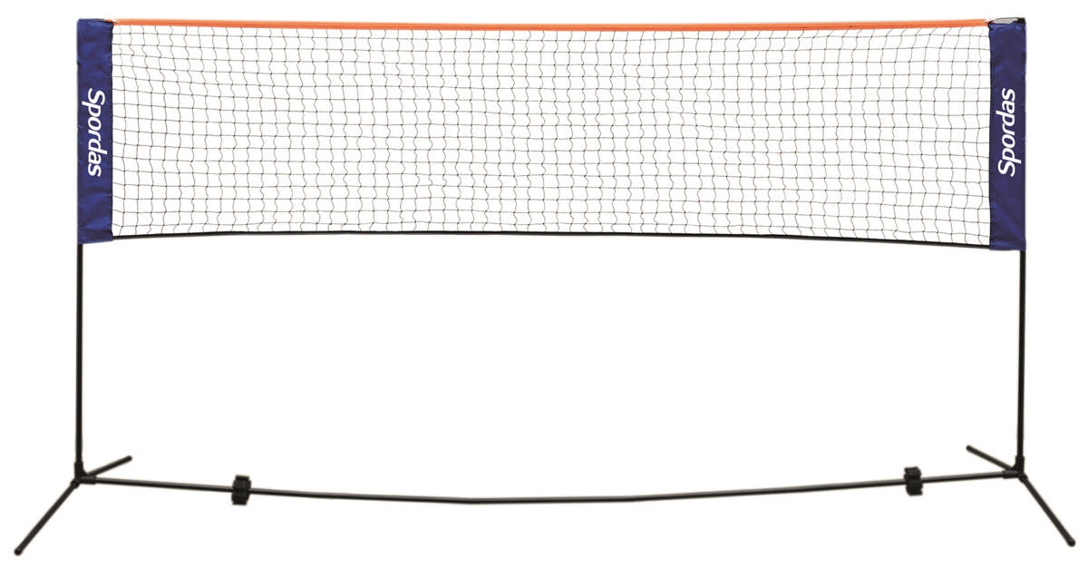 Sulkapallo- ja minitennisverkko, siirrettävä