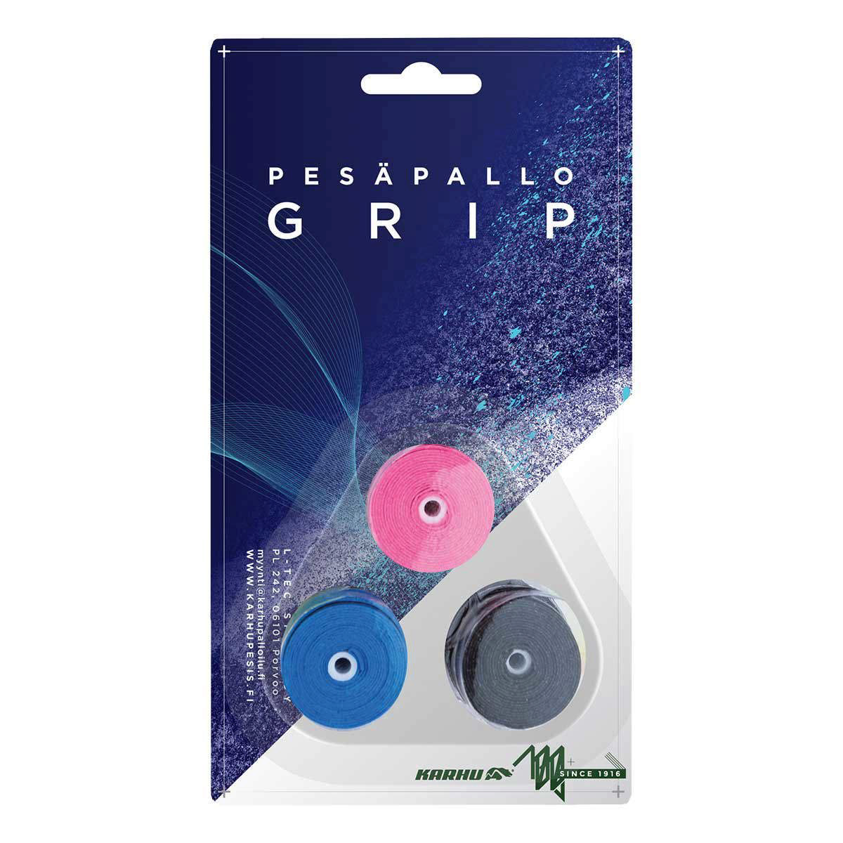 Pesäpallomailan grippi 3-pakkaus 