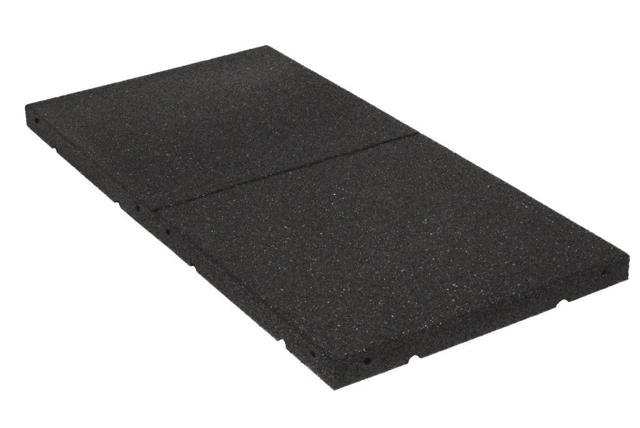 Regupol Elastic Tile E 43 mm, musta