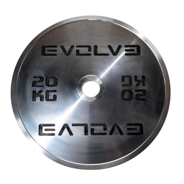 Kalibroitu teräslevypaino Evolve 20 kg