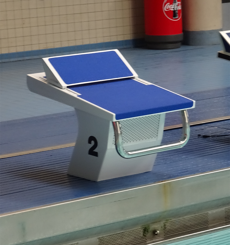 Footrest Starting Block Raised Deck Competition Model Unisport