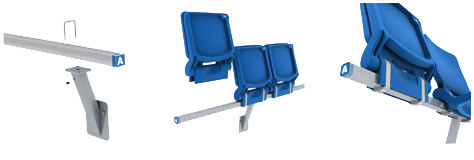 montering av läktarsystem boxseat unisport