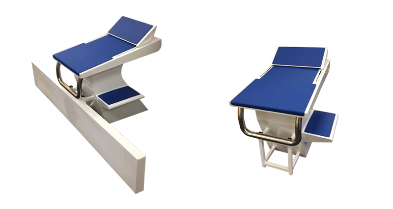 Swimming footrest starting block deck level training model by Unisport