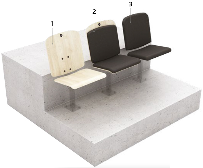 unisport auba läktarstol