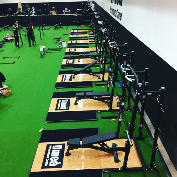 kunstgræs fitness løbebane unisport