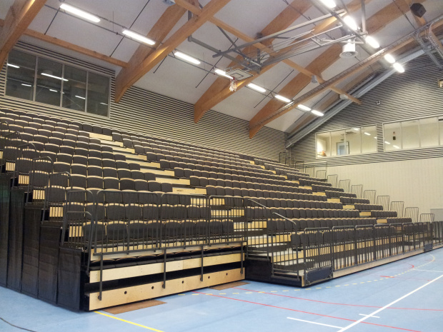 teleskobtribune tribunesæder unisport