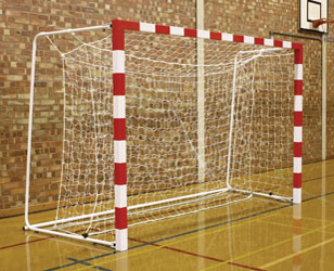 Competition Folding Aluminium Handball Goals by Unisport