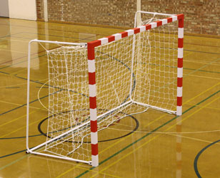 Competition Folding Aluminium Handball Goals by Unisport