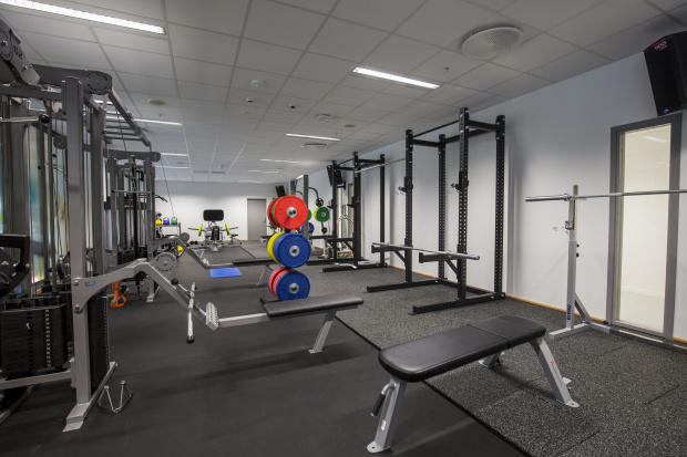 treningsrom gym gymmatte gymgulv støtdemping