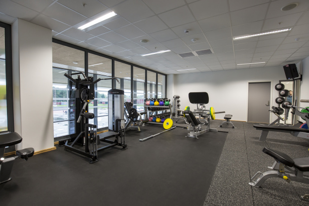 treningsrom gym gymmatte gymgulv støtdemping