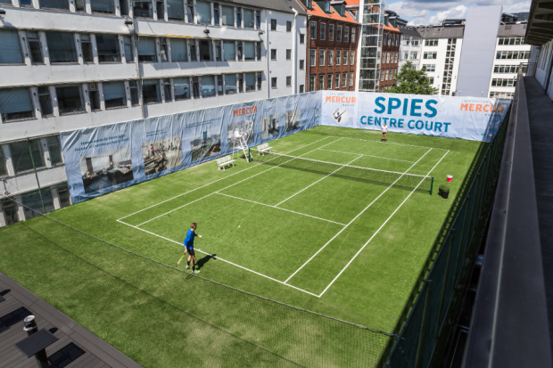 kunstgræs tennisbane fra unisport
