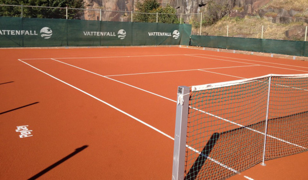 claytech tennisbane tennisunderlag unisport