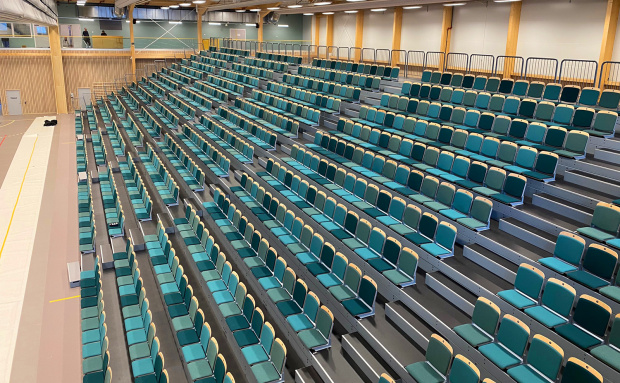 unisport sportgolv sporthallsinredning furuborgshallen nykvarn