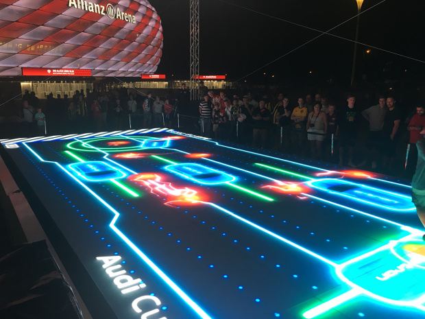 unisport glass floor lumiflex