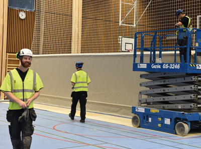 besiktning sporthall