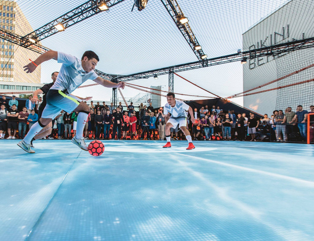 unisport glass floor lumiflex