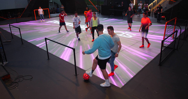 unisport glass floor lumiflex