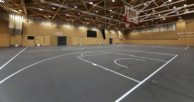 unisport glass floor multisports