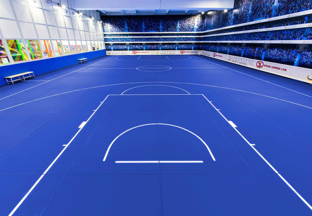 unisport glass floor multisports