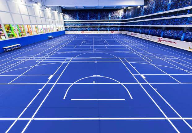 unisport glass floor multisports