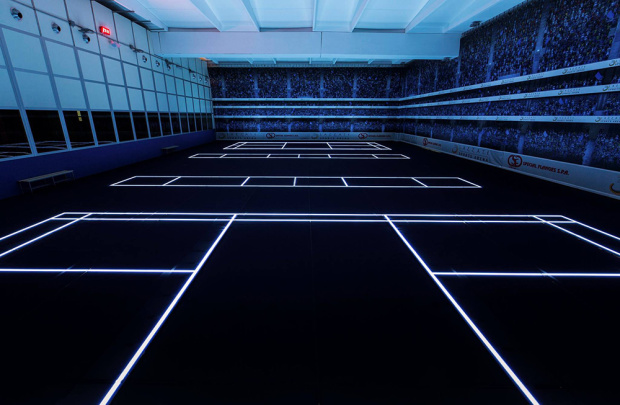 unisport glass floor multisports