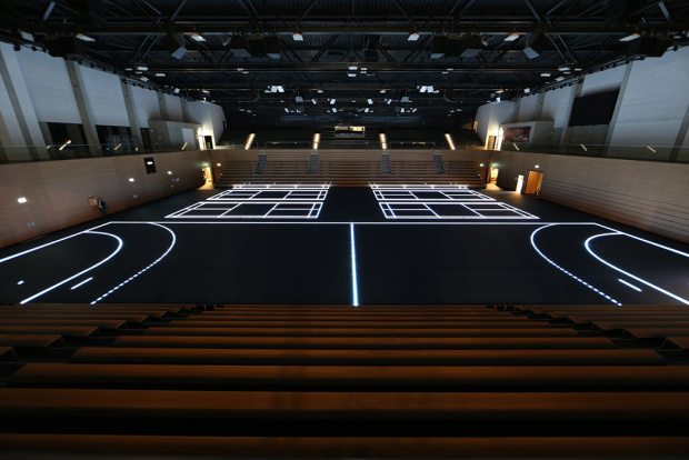 unisport glass floor multisports