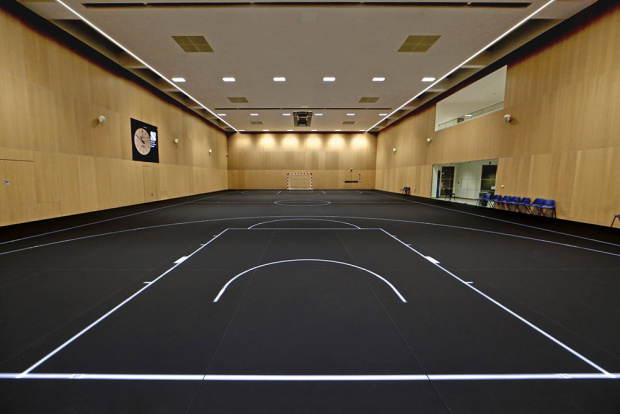 unisport glass floor multisports