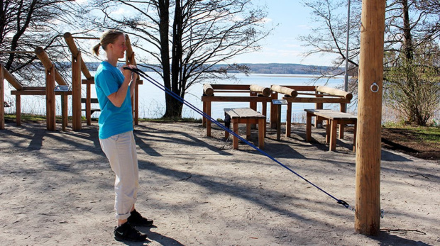 stolpe för träningsband utform unisport