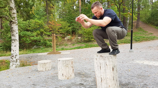 upphoppsstubbar utform unisport