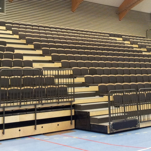 teleskopläktare och läktarstolar unisport