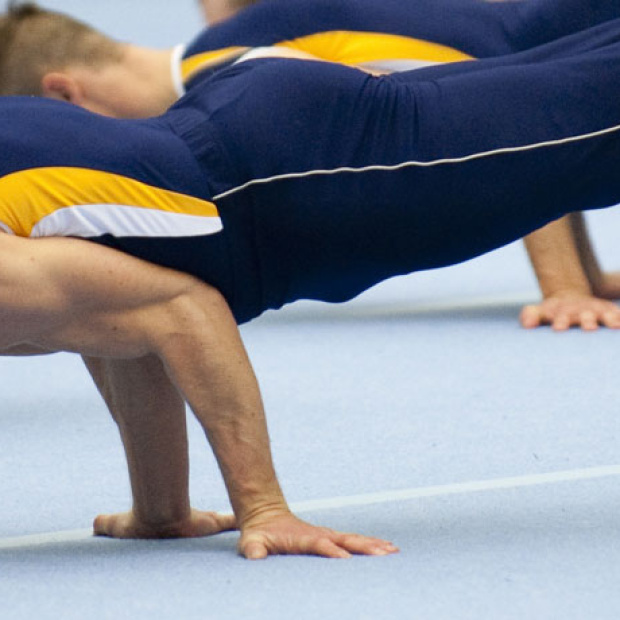Katrineholmshallen med gymnastikredskap från LEG Unisport